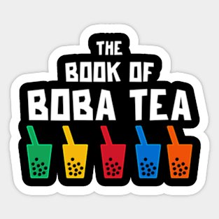 The Book Of Boba Tea Sticker